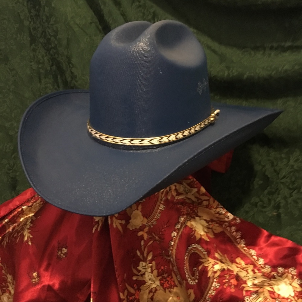 New Dark Blue Cowboy Cowgirl Hat